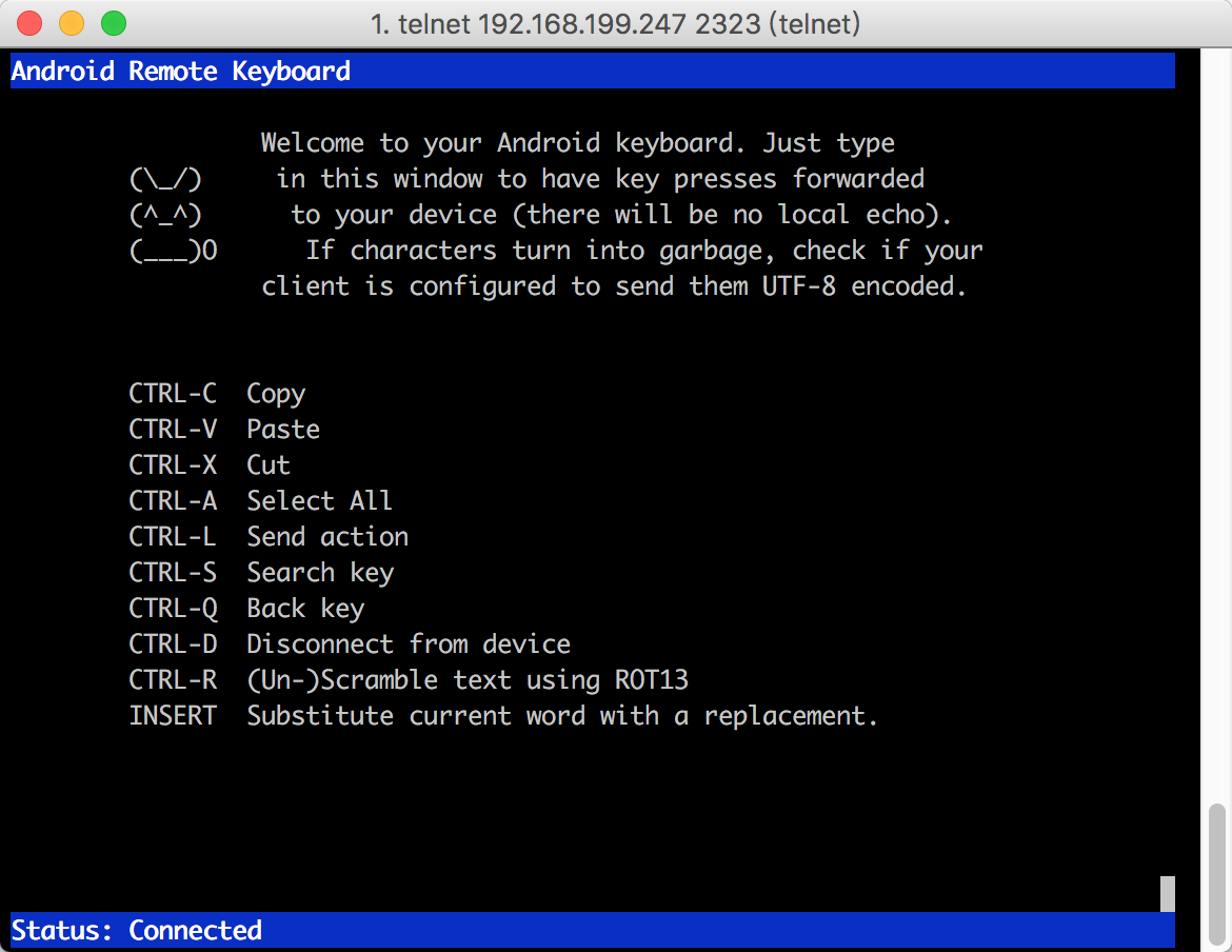 remote_keyboard-telnet-screenshot